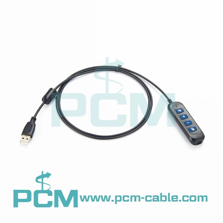 Кабел за слушалки за обслужване на клиенти за лаптоп