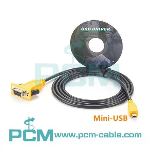 Мини USB към DB9 сериен кабел