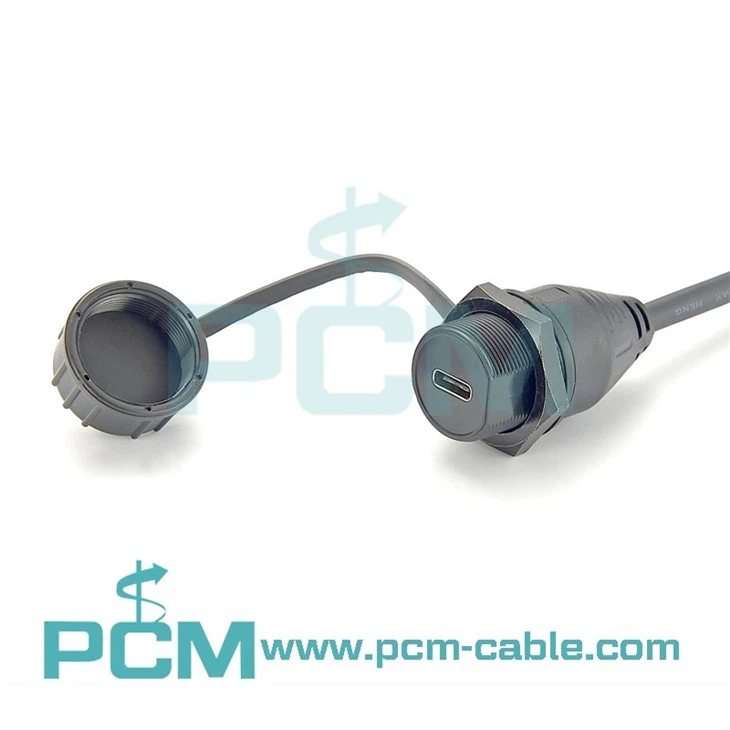 Waterproof USB Type C Extension Cable