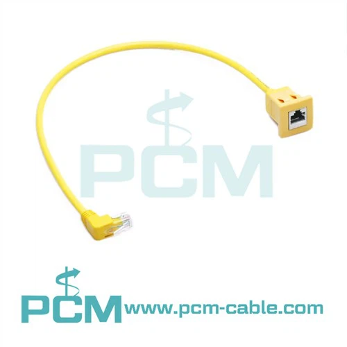 RJ45 CAT5e Super Speed ​​Панел за монтиране с щракване в Ethernet кабел