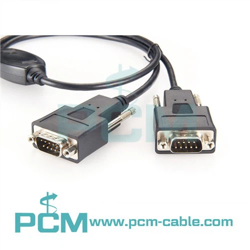 USB сериен адаптер с двоен порт DB-9 RS-232