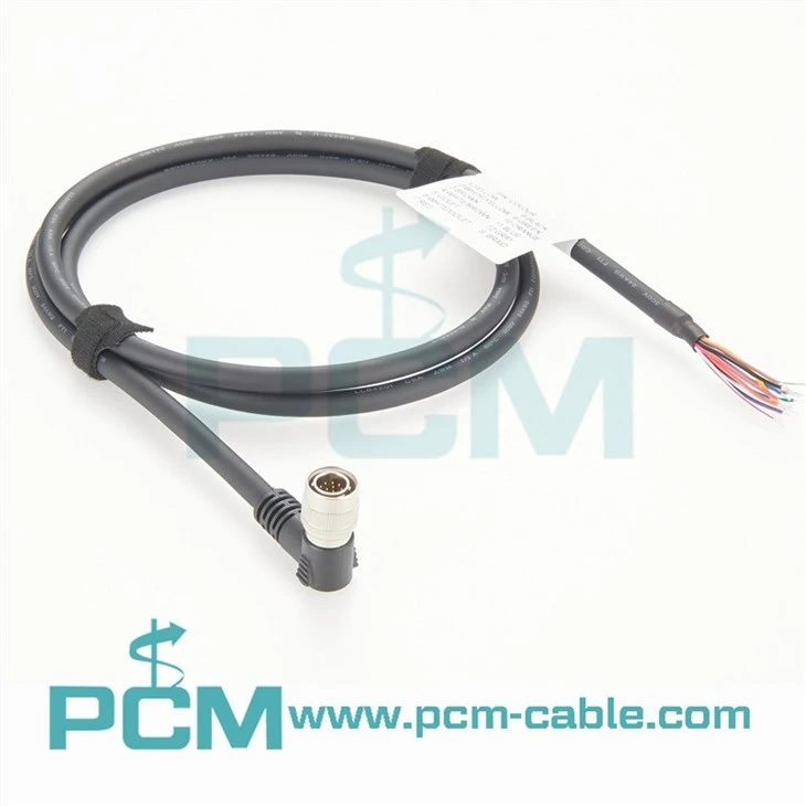 12-pin IO cable for Sony Hitachi Camera Remote Control, Fujinon B4 ENG Lens Extension, Amira and Alexa Mini PL Lens Mount