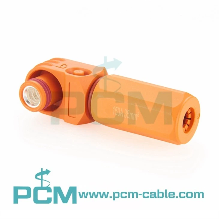Battery Energy Connector 150A Orange  Safe HV IP67 Waterproof