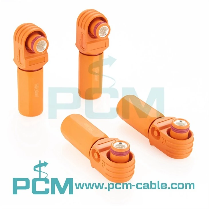 High Current 150A Battery Connector Orange  1000V Energy Storage