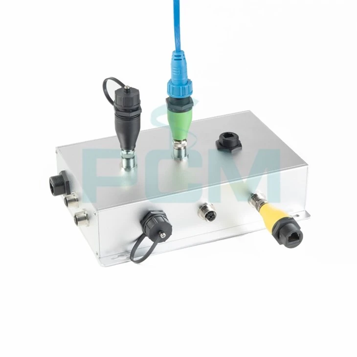 Chasis Mount M12 to RJ45 adapter