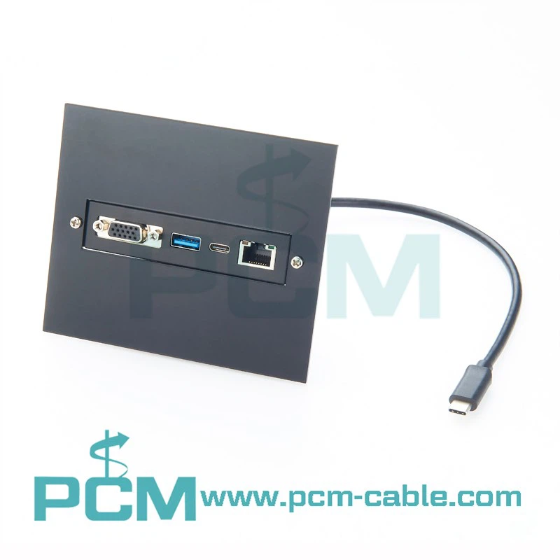 USB C dock USB-C to VGA RJ45 Panel-Mount Module 1080P 1GbE USB 10Gbps USB C dock USB-C to VGA RJ45 Panel-Mount Module 1080P 1GbE USB 10Gbps